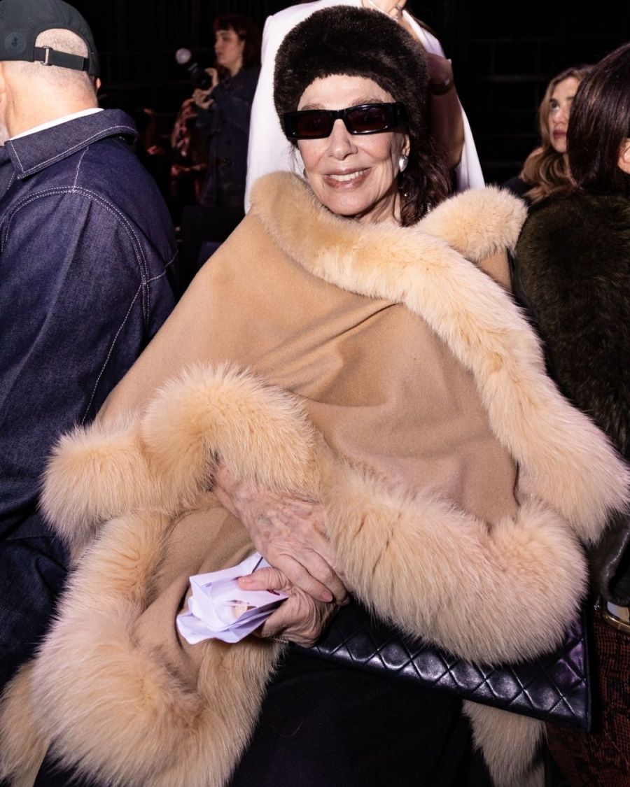Graciela Borges en el desfile de Pucheta-Paz
