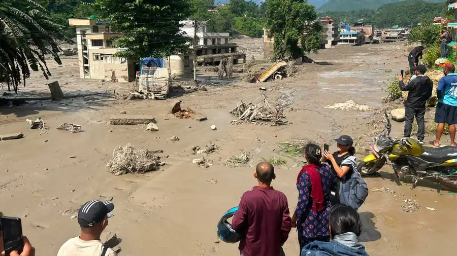 Inundaciones en Nepal