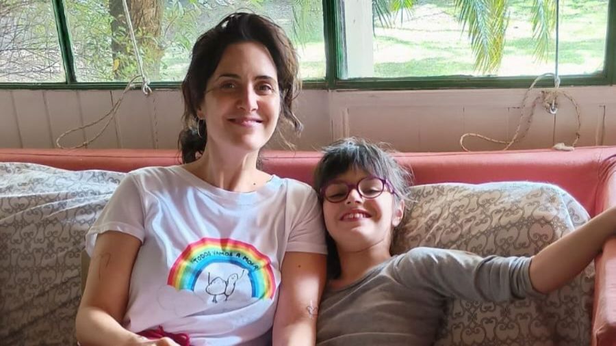 Julieta Díaz y su hija, Elena