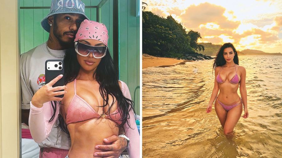 Kim Kardashian y Lewis Hamilton