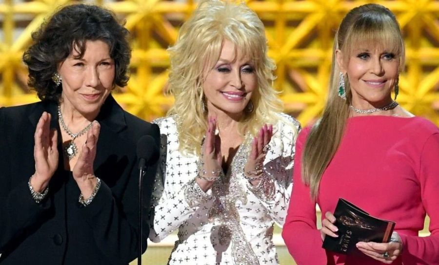 Lily Tomlin, Dolly Parton y Jane Fonda 