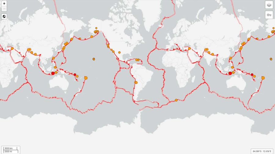 Mapa de Terremotos