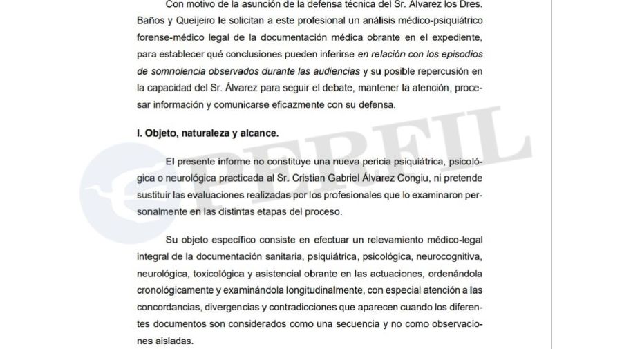 Pity Álvarez - Examen psiquiátrico