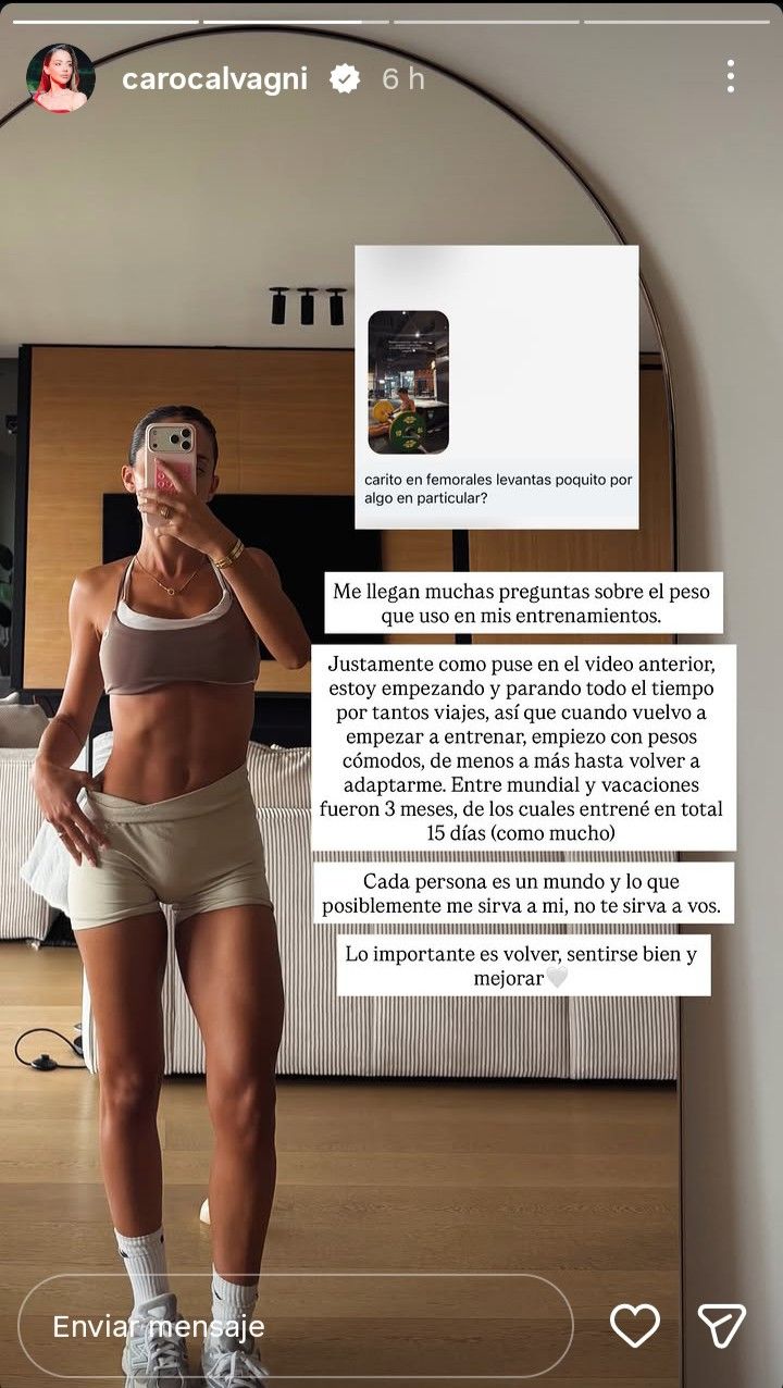 Posteo de Caro Calvagni