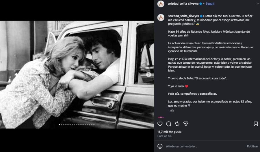 El mensaje de Soledad Silveyra sobre su delicado momento de salud