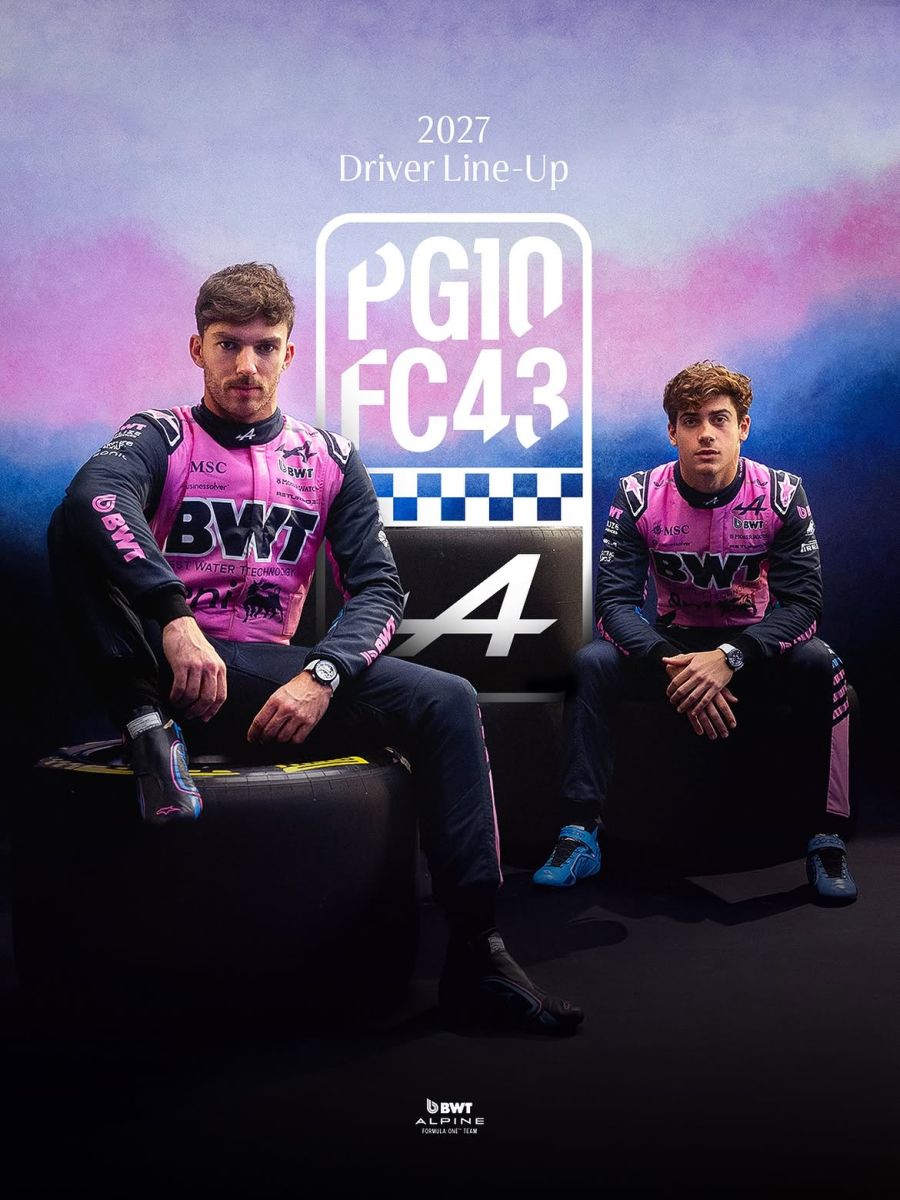 Franco Colapinto y Pierre Gasly, los pilotos titulares de Alpine para el 2027