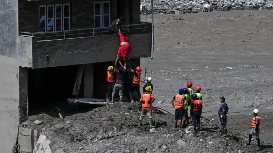 Inundaciones en Nepal