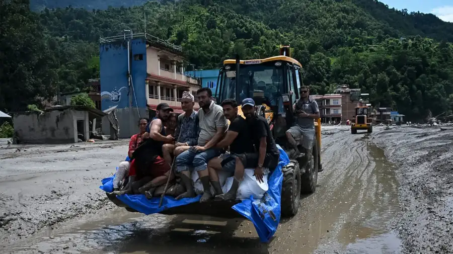 Inundaciones en Nepal