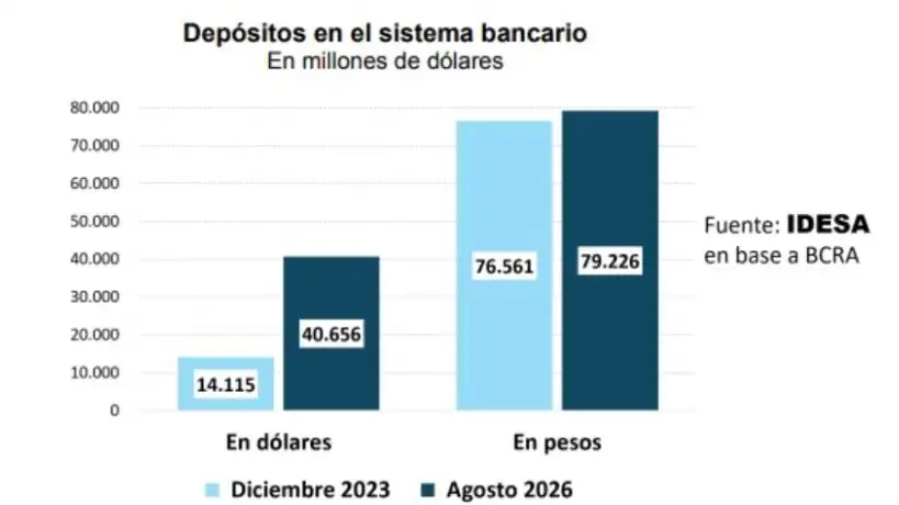 Los argentinos mantienen el ahorro en dólares pero eligen bancarizar sus divisas