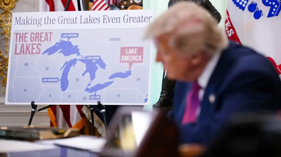TRUMP, FIRMA UNA ORDEN EJECUTIVA PARA CAMBIAR EL NOMBRE DEL LAGO ONTARIO 27082026