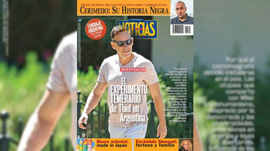 El experimento temerario de Peter Thiel en la Argentina
