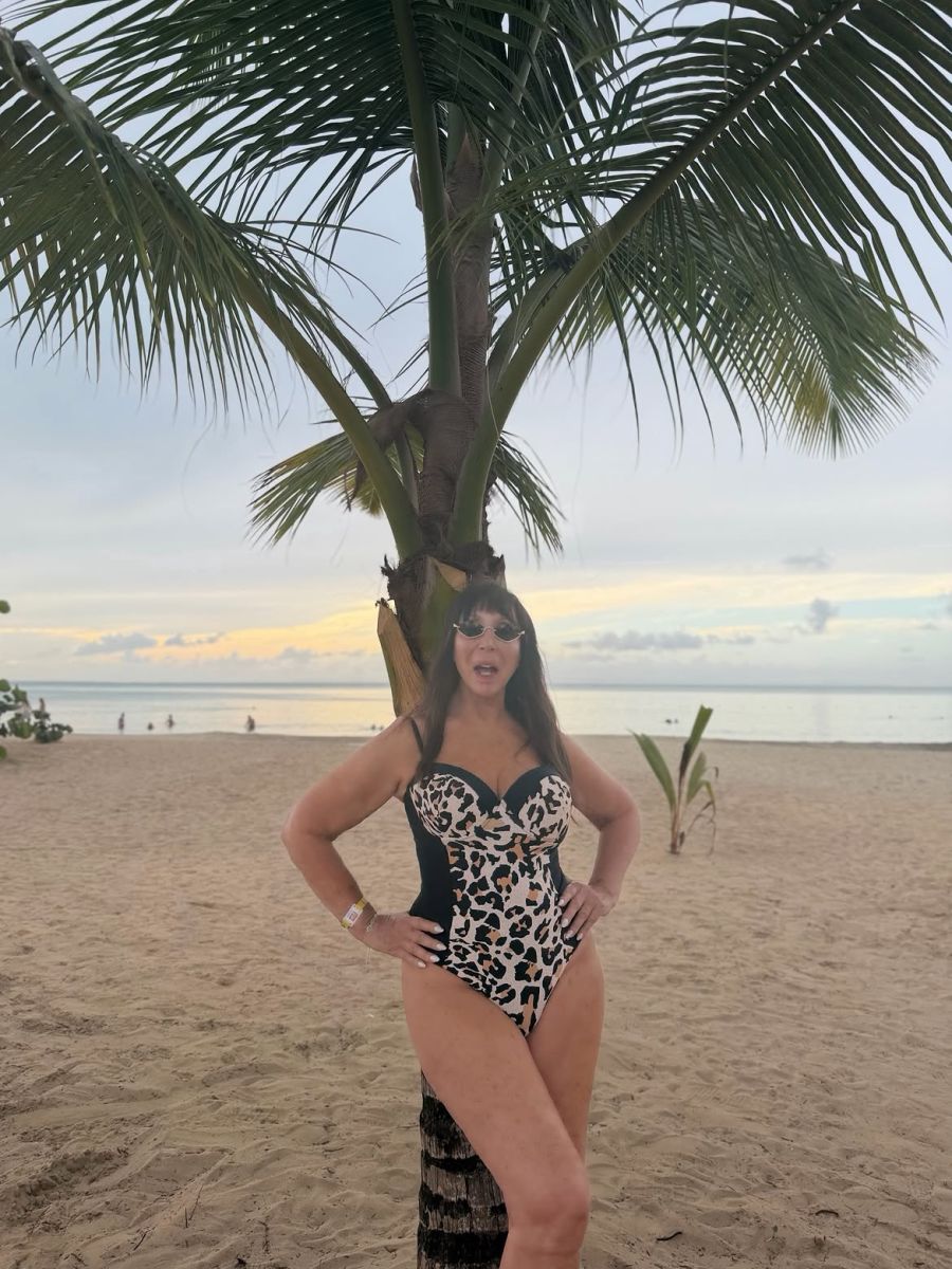 Moria Casán en el caribe