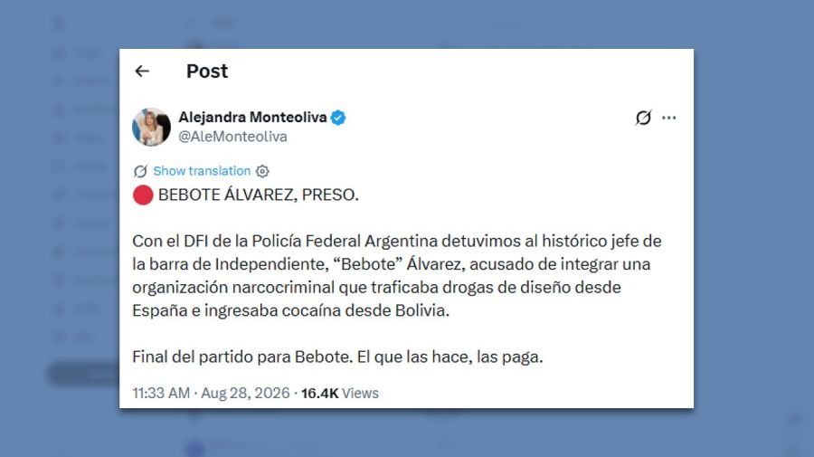 Posteo Alejandra Monteoliva 