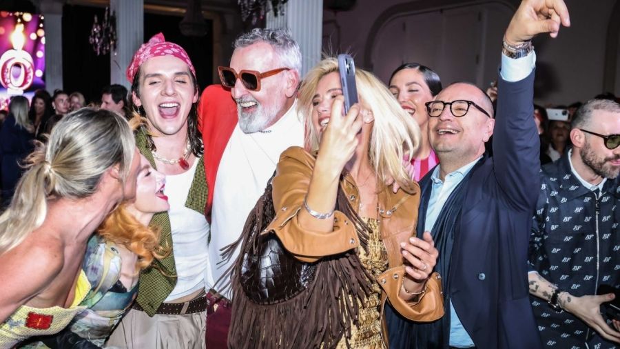 Así festejó Benito Fernández sus 40 años en la moda