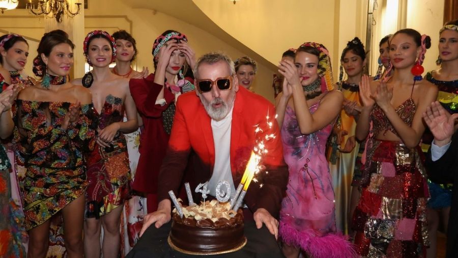 Así festejó Benito Fernández sus 40 años en la moda