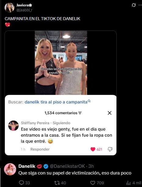 El video de Danelik y Campanita de Gran Hermano que causó revuelo 2