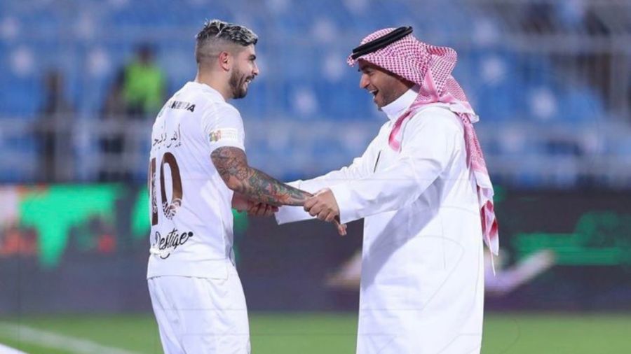 Ever Banega en Arabia