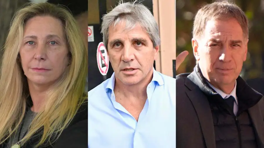 Karina conduce; Toto maneja la caja y Santilli lleva las negociaciones.