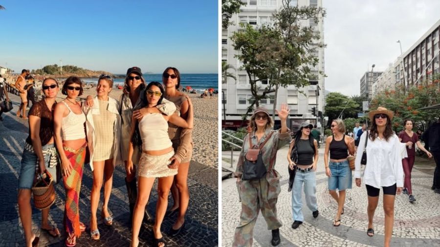 La despedida de soltera de Lali Espósito en Brasil junto a amigas