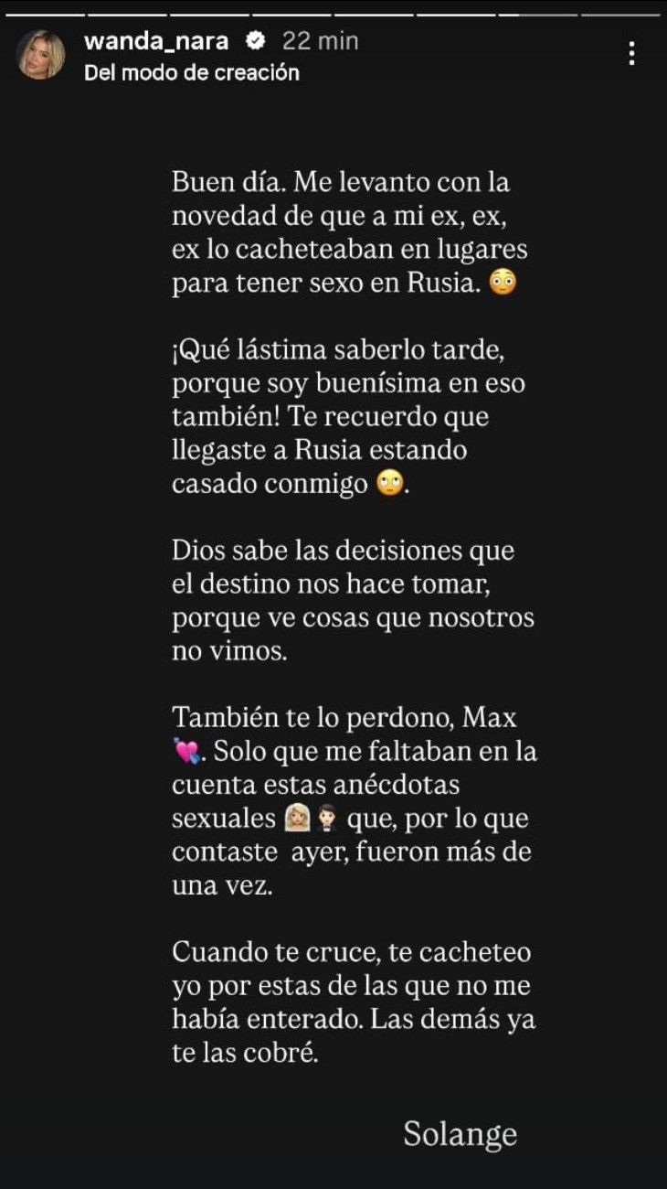 Wanda Nara contra Maxi López