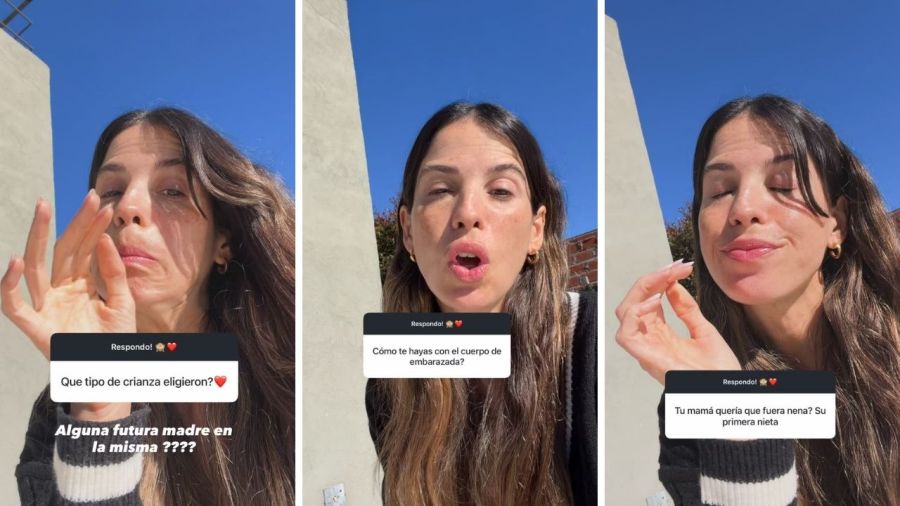 Cande Molfese hablando acerca de su embarazo