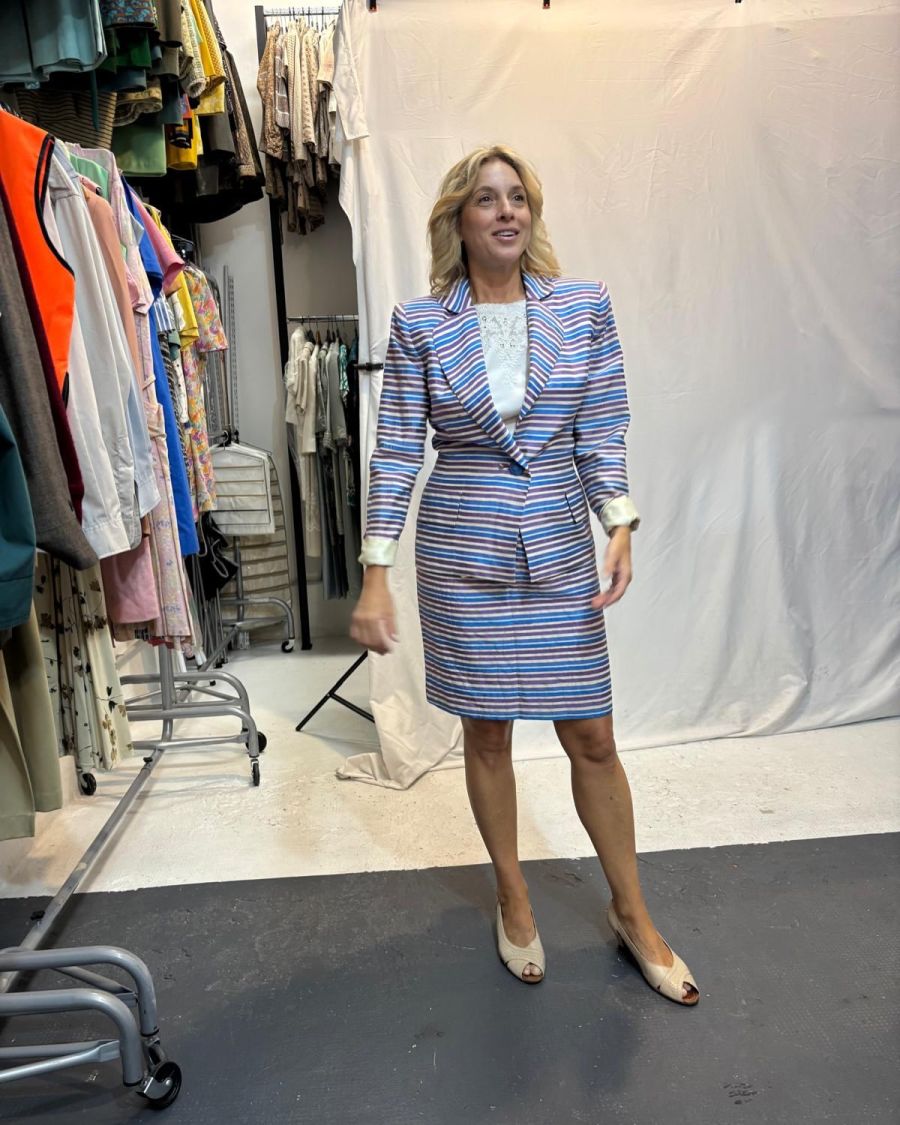 Carla Peterson detrás de cámaras Barreda