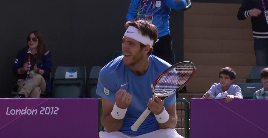 Juan Martín del Potro en Londres 2012