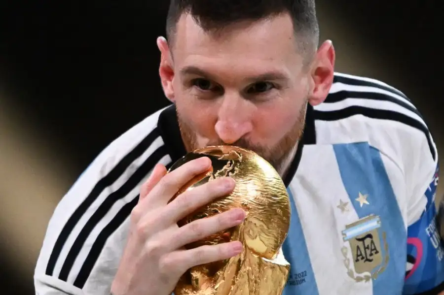 Lionel Messi con la Selección Argentina