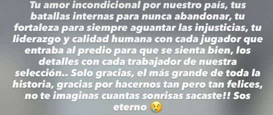 Lionel Messi retiro