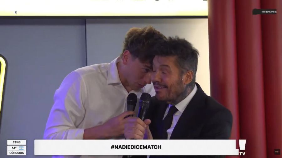 Marcelo Tinelli en Luzu