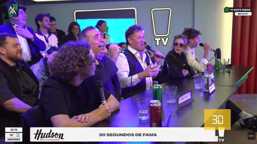 Nico Occhiato y Marcelo Tinelli