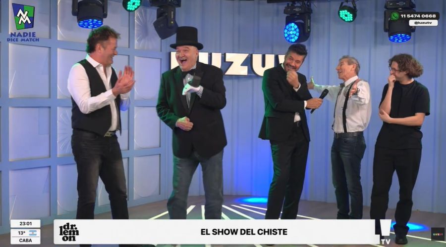 Nico Occhiato y Marcelo Tinelli