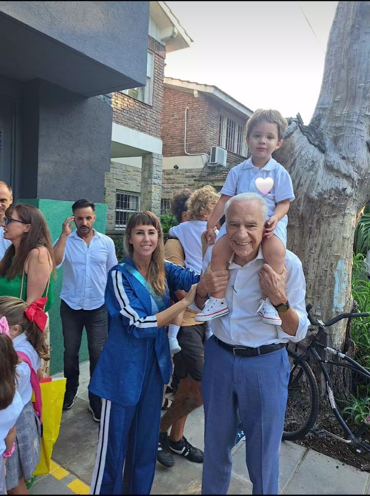 Alberto Cormillot y su familia