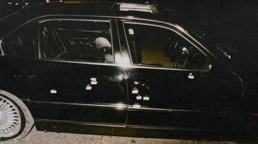 El auto donde asesinaron a Tupac Shakur