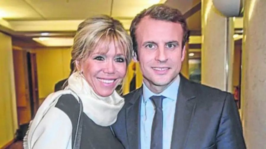 Emmanuel y Brigitte Macron