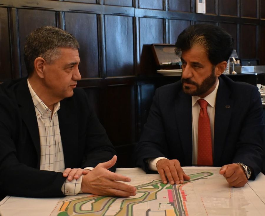 Jorge Macri y Mohammed Ben Sulayem en Buenos Aires