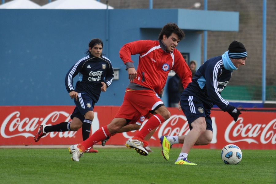 Lionel Messi con Argentinos Juniors