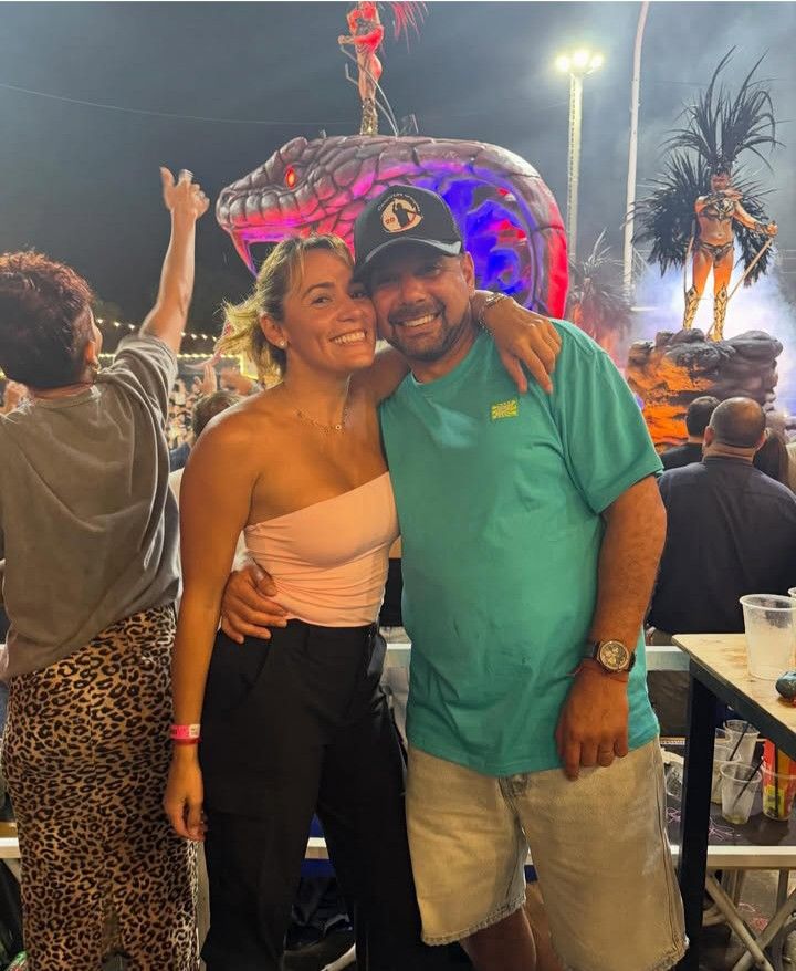 Rocío Oliva y Néstor Ortigoza