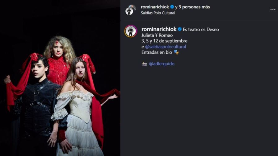 Romina Richi, Margarita Páez y Balthazar Murillo
