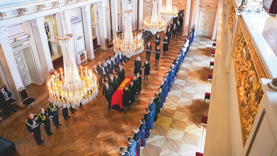 Así fue el último adiós al rey Harald V de Noruega