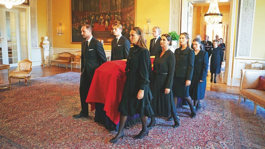 Así fue el último adiós al rey Harald V de Noruega