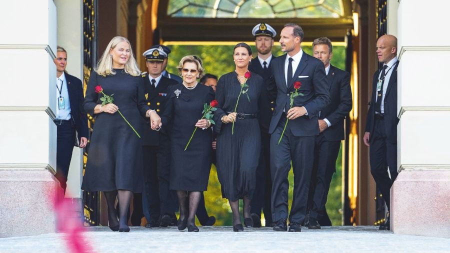 Así fue el último adiós al rey Harald V de Noruega