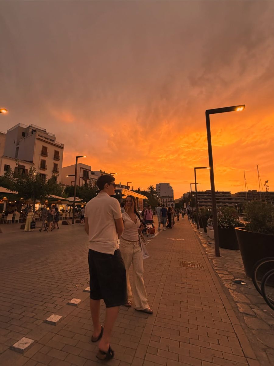 Bautista Vicuña y su novia Sol