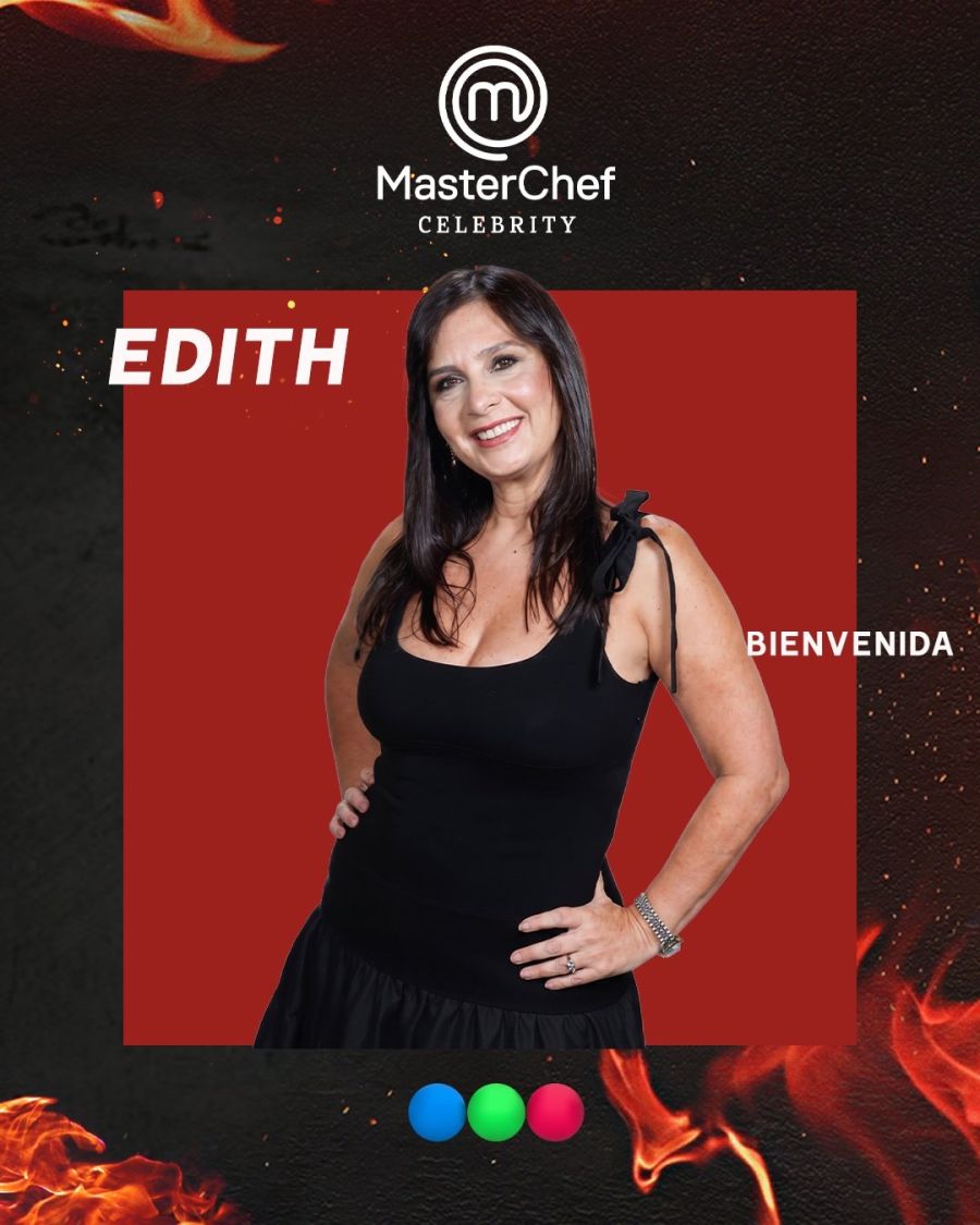 Edith Hermida fue confirmada como nueva participante de MasterChef Celebrity