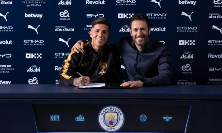 Enzo Fernández, nuevo jugador del Manchester City