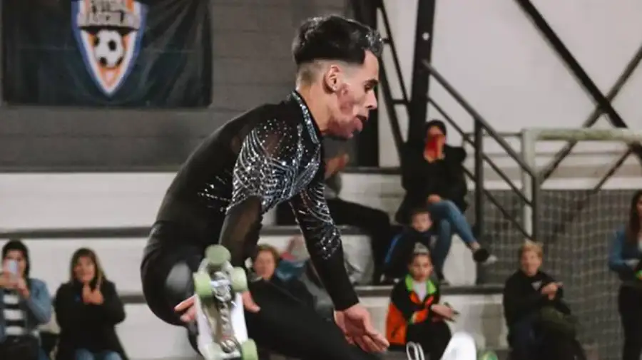 Lucas Benítez, campeon de patinaje agredido en el subte