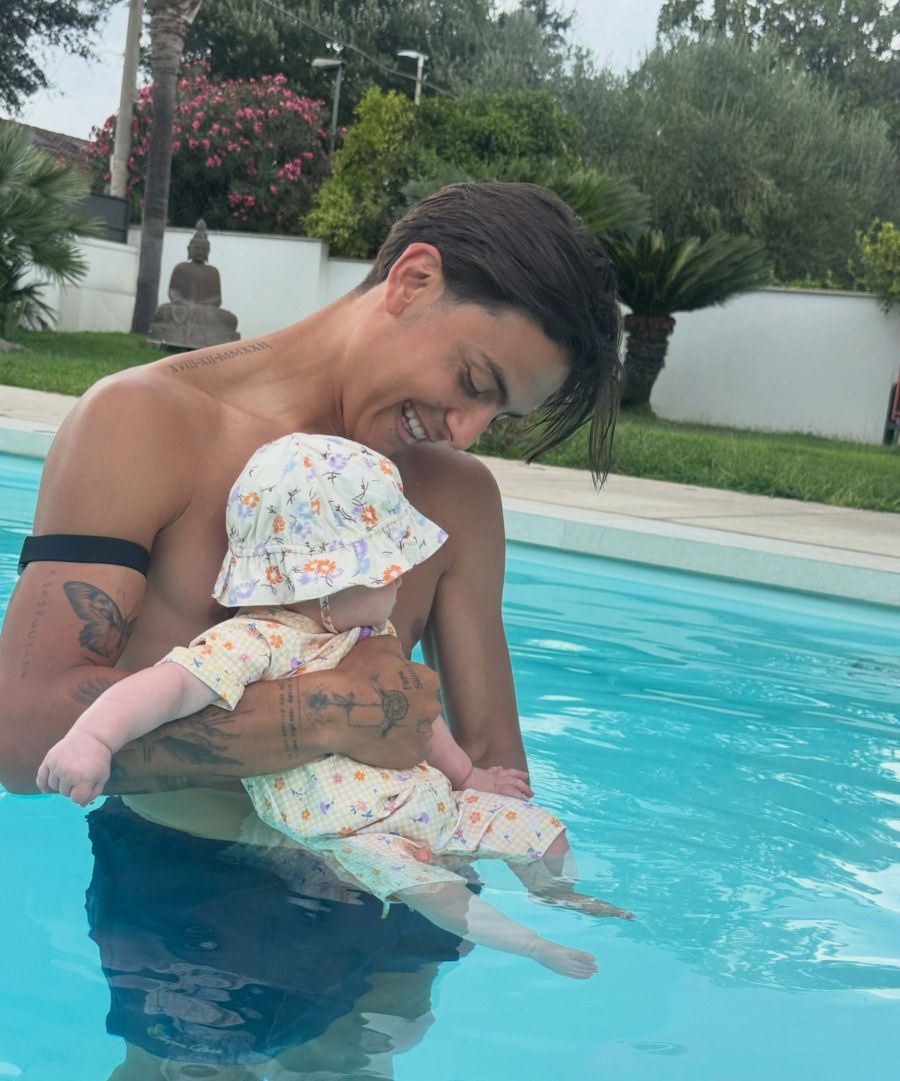 Gia, la hija de Oriana Sabatini y Paulo Dybala, cumplió 6 meses