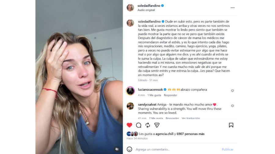 La angustia de Soledad Fandiño
