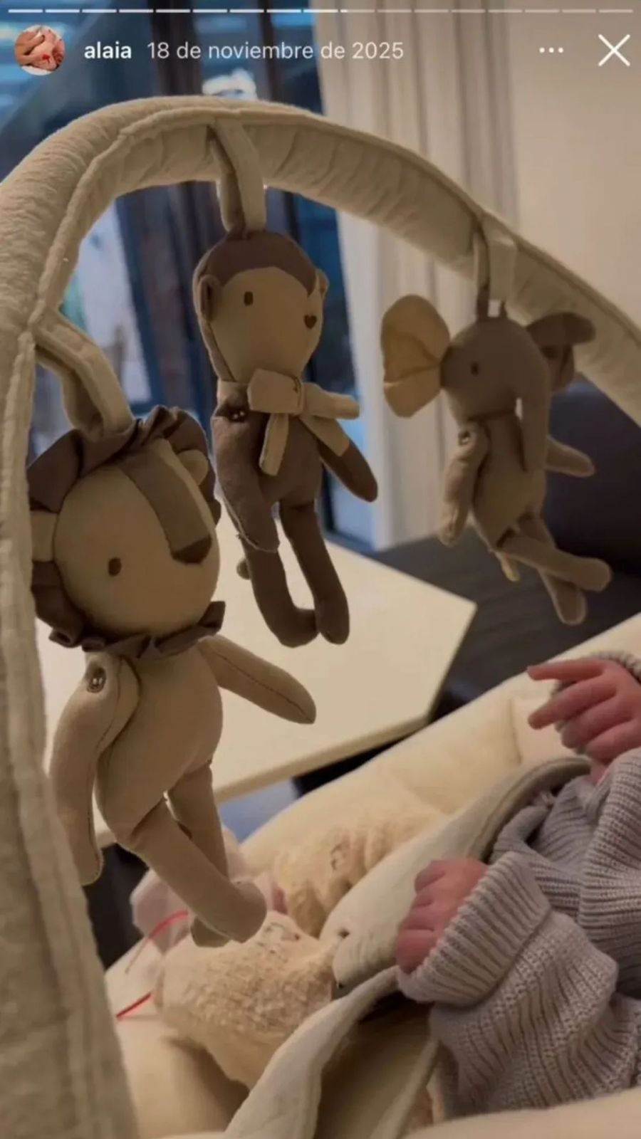 La habitación de Alaia, la hija de Alexis Mac Allister y Ailén Cova