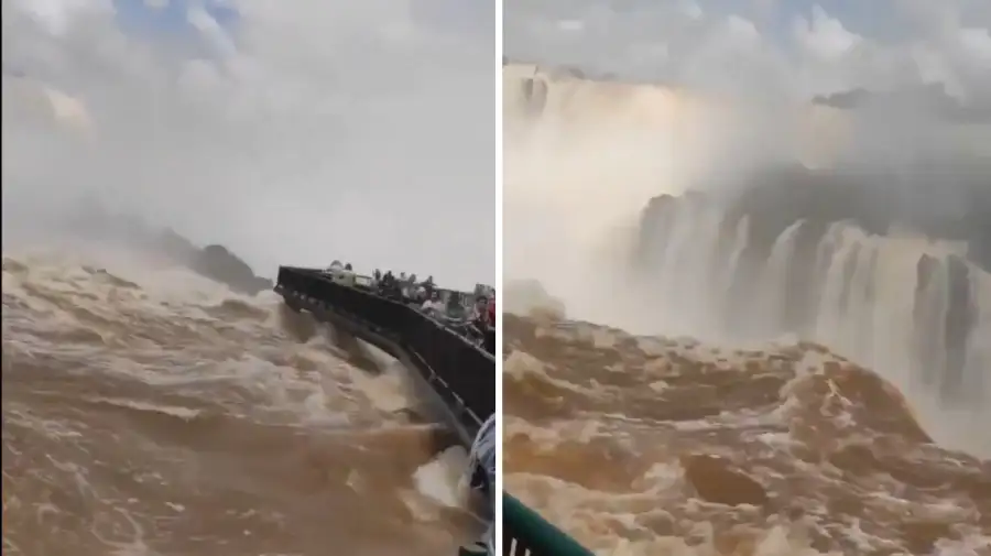 Las Cataratas del Iguazú superaron los 8 millones de litros por segundo